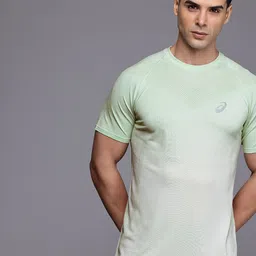ASICS Self Design Raglan Sleeves Slim Fit Running Sports T-shirt-image-35