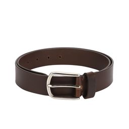 Aditi Wasan Men Brown Solid Leather Belt-image-5