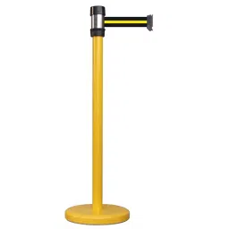 RS PRO Black & Yellow Steel Retractable Barrier, Yellow/Black Tape Model No 2175265-image-32