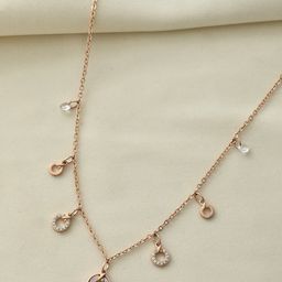Voylla Rose Gold-Plated Handcrafted Necklace-image-51
