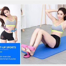 SILENCIO Sit-Up Bar With Foam Handle and Rubber Suction Seat Up Fitness Equipment Sit-ups and Push-ups Assistant Device For Weight Lose Gym Workout Abdominal Curl Exercise Trainer at Home (Pack of 1) image 3