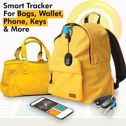 tag8 Dolphin Smart Tracker Max, Mini Bluetooth Tag to Locate Item in Approximate Range, Alternative to GPS Tracker, Works with Android & Apple Device, Key, Bag, Phone & Wallet Finder, Pack 4, Black image 3