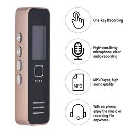 MAYUMI Mini Digital Voice Recorder of 32 GB Micro SD Card Supportable Professional Audio Recorder MP 3 Player TF Card Dictaphone Record Microphone Sound Recording Device. image 5