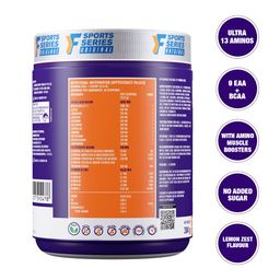 FAST&UP EAA Intra - Training/Workout drink Powder(EAAx9) with BCAA+Electrolyte Blend+ helps provide Muscle Recovery|Hydration|Performance All 9 Essential Amino Acid- 30 servings (Lemon Zest), Purple image 3
