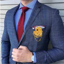 sullery Mens Suit Red Rhinestone Crystal And Wedding Brooch image 3