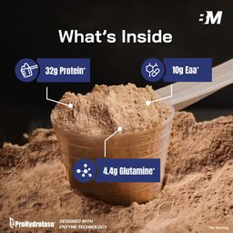 Bigmuscles Nutrition Nitra Isolate [1kg, Rich Chocolate] | 32g Protein | 10g EAA | Whey Protein with ProHydrolase Enzyme Tech. For Faster Absorption | Improved Strength, Faster Recovery & Muscle Building image 5