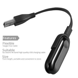 TechMount Combo Pack of Silicone Watch Band Strap and USB Charging Cable Adapter Compatible With Mi Band 3 Strap Charger Combo Pack image 5