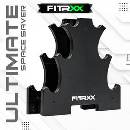 Fitrxx Fitness Dumbbell Weight Stand, Home and Gym Dumbbell Stand for Strength Training, Compact and Easy to Use, Dumbbell Rack (Without Dumbbells) image 3