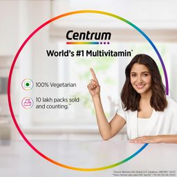 Centrum Men Tablet, World's No.1 Multivitamin with Grape seed extract, Vitamin C & 21 other nutrients for Overall Health, Strong Muscles & Immunity (Veg), 1 count, 30 capsules image 4