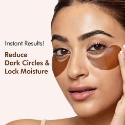 mCaffeine Coffee Hydrogel Under Eye Patches for Dark Circles | Cooling Under Eye Patch Mask with Caffeine & Hyaluronic Acid for Instant Hydration & De-Puffing | 15 Pairs image 2
