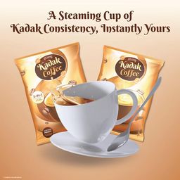 ATLANTIS Kadak 3 In 1 Instant Coffee Premix Powder For Vending Machines 2 Kg (Premix Contains Coffee, Milk And Sugar) For Vending Machines And Manual Use, Box image 4