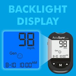 AccuSure Simple Digital Glucometer Kit | With 25 + 50 (Additional) Strips,10 Lancet,1 Lancing device for Accurate Blood Glucose Sugar Testing Machine image 4