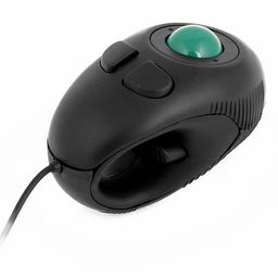 zhuidjo Computer Portable 3-button Handheld 4D Mini USB Trackball Mouse Black (SN: 2e3 8c5 737 72d ab7) image 1