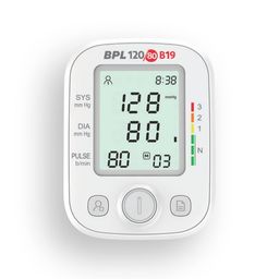 BPL Medical Technologies B19 Digital Blood Pressure Monitor Fully Automatic BP Checking Machine with USB, LCD Display image 1