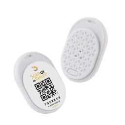 tag8 Dolphin Smart Tracker Max, Mini Bluetooth Tag to Locate Item in Approximate Range, Alternative to GPS Tracker, Works with Android & Apple Device, Key, Bag, Phone & Wallet Finder, Pack 2, White image 1