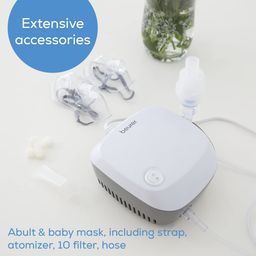 Beurer Nebulizer, German Technology (IH18), white (IH 18) with 2 mask image 3