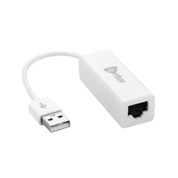 Enter En-E-Ul100 USB2.0 to Fast Ethernet 10/100 RJ45 for Desktop Network LAN Adapter |Ideal for Home and Business Use | Lightweight and Easy to Use | 1 Year Warranty, White image 1