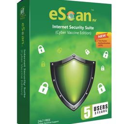 eScan AV Internet Security Suite (Cyber Vaccine Edition) 5 User | 3 Year - Antivirus Software For Windows | Password Manager & Advance Threat Shield Included | Laptop/ PC (Via Email Delivery Only - in 2 hours, No- CD) image 1