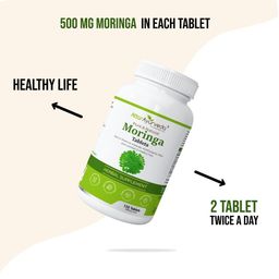 Attar Ayurveda Moringa Tablets 120 Tablets, 500 mg each | Drumstick Leaf Tablets | Pure and Natural, Highly Nutritious image 5
