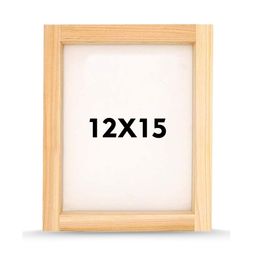 CMR Screen Printing Frame with Pre-Stretched 120 Mesh Wooden (12X15 Inch) image 1