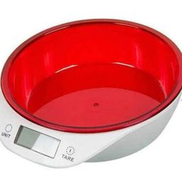 ARURA (LABEL) Electronic Portable LCD Display Digital Kitchen Scale Round Shape 5 KG With Bowl (Multi Color) image 5