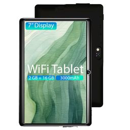 IKALL N8 Plus Tablet – 7" WiFi Android Tablet | 2GB RAM, 16GB ROM | 2MP Rear Camera | 3000mAh Battery | Quad-Core Processor| Android 8.0 (Black) image 1
