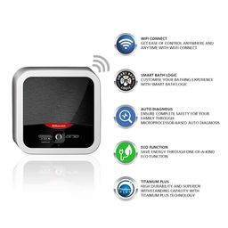 Racold Omnis Wi-Fi 15Lt Water Heater (4 Star) With Free Standard Installation And Pipes | Voice Control With Alexa & Google Assistant | Net App | Smart Bath Logic, Wall image 2