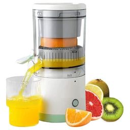Drumstone (𝟭𝟬 𝘆𝗲𝗮𝗿𝘀 𝘄𝗮𝗿𝗿𝗮𝗻𝘁𝘆) Effortless Juicing with 30W Electric Citrus Juicer - Dual Cones, Reverse Spin, Easy Clean, Compact & Stylish for Daily Use with No-Cost Extended Warranty image 1
