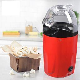 GETZET Popcorn Machine And Big Home Use Electric Big Popcorn Stylish Design Oil Free Machine, And Removable Snack Maker with Removable with Measuring Cup Lid Home - Multicolor image 2