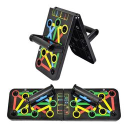 FACTO POWER Polypropylene Material - D Shape Foldable Push up bar -Dips Chest Press Training Push up Stand, Dip Stand, Bars for Workout (Color : Multicolor) image 3