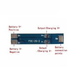 robodo 2 sets of 7.4V 8.4V Lithium Battery Pack, Protection Board, 3A Current, can Avoid Over Charging, Over Discharging Battery Management System BMS (1 pcs) image 4