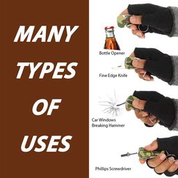 taskin Multipurpose - Keychain Tool| Bottle Opener|Torch| Screwdriver| Key Chain Key Chain-ARMY-201-ARMY2 image 5