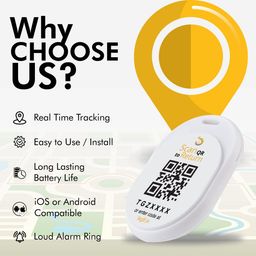 tag8 Dolphin Smart Tracker Max, Mini Bluetooth Tag to Locate Item in Approximate Range, Alternative to GPS Tracker, Works with Android & Apple Device, Key, Bag, Phone & Wallet Finder, Pack 1, White image 3
