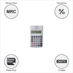 Casio HL-100LB Portable Calculator, 10 Digit image 2