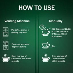 AMAZON 3 in 1 Instant Cardamom Plus Tea Premix (Premix Contains Tea, Milk and Sugar) for Vending Machines 2 Kg image 5
