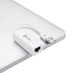 Enter En-E-Ul100 USB2.0 to Fast Ethernet 10/100 RJ45 for Desktop Network LAN Adapter |Ideal for Home and Business Use | Lightweight and Easy to Use | 1 Year Warranty, White image 2