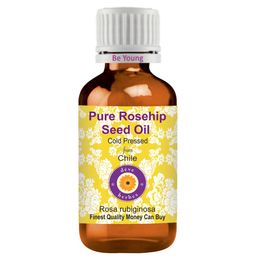Deve Herbes Pure Rosehip Seed Oil (Rosa rubiginosa) Natural Therapeutic Grade Cold Pressed 15ml image 1
