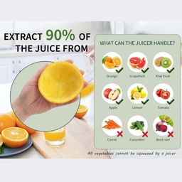 Drumstone (𝟭𝟬 𝘆𝗲𝗮𝗿𝘀 𝘄𝗮𝗿𝗿𝗮𝗻𝘁𝘆) Effortless Juicing with 30W Electric Citrus Juicer - Dual Cones, Reverse Spin, Easy Clean, Compact & Stylish for Daily Use with No-Cost Extended Warranty image 4