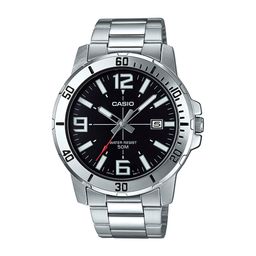 casio Enticer Analog Black Dial Men's Watch - MTP-VD01D-1BVUDF (A1361) image 1