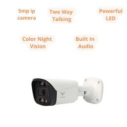 JK Vision 5MP IP Camera with 18 LED, Built in Audio, 30M Range, Night Vision, 1 Year Warranty image 4
