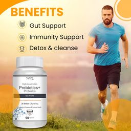Vokin Biotech Prebiotics + Probiotics 20 Billion Cfu Supplement with Delayed-Release Capsules for Temperature Stable, Digestion and Immune Health (90 capsules) image 4