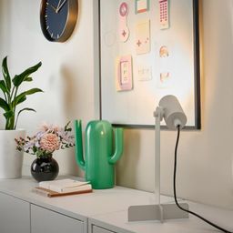 Graidient span ikeaFLOTTILJ Desk Lamp – Beige Adjustable Reading Light with Swivel Head – Compact & Slim Modern Task Lamp for Home Office or Bedside – Directional Lighting, 8.5W Max, 2.2m Cord image 5