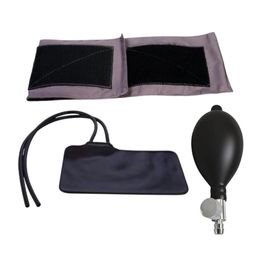 3s NSC BP Cuff Combo with Bladder, Valve & Bulb for Sphygmomanometer | Universal Replacement for Manual, LCD, & LED BP Monitors - Armlet Combo, Black image 1