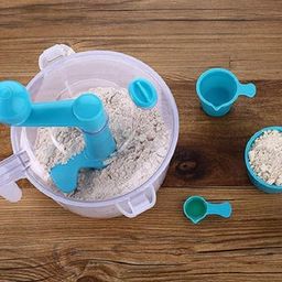 ghanu 3 in 1 Chop & Churn Food Processor Non-Electric Ata Maker | Dough Maker, Atta Maker Machine, Roti Maker for Home Kitchen Dough Kneader, Vegetble Cutter image 4