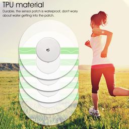 hannea HANNEA® 30Pcs Freestyle Sensor Sticker Patch Self Adhesive Patches,Fix Your Sensor On Arm, Breatheable Waterproof Sensor Patches-Transparent image 5