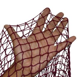 Triumph Kay Kay Badminton Net, SN 2-DD Four Side 2" Cotton Niwar Tape & Nylon Rope On Both Side Badminton Net image 3