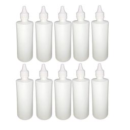 gold look Liquid Dropper Empty Squeezable Bottle with Caps and Inners (300ml, 10 Pieces) image 2