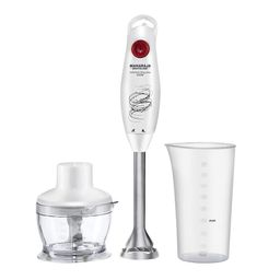 Maharaja Whiteline Turbomix King Plus Hand Blender, 250W, Duraforce advanced blade technology, 800ml multi-purpose jar, 500ml Chopper… (250) image 1