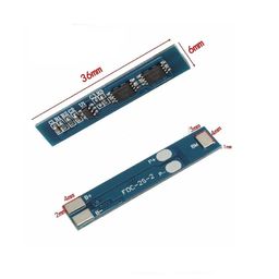 robodo 2 sets of 7.4V 8.4V Lithium Battery Pack, Protection Board, 3A Current, can Avoid Over Charging, Over Discharging Battery Management System BMS (1 pcs) image 3