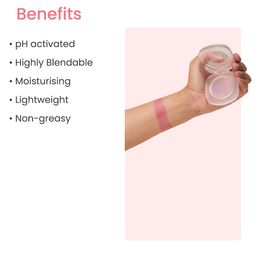 Earth Rhythm Glass Tint pH Activated Lip & Cheek Tint, Highly Blendable, Non greasy With Goodness of Vitamin E & Jojoba Oil - 5gm image 3